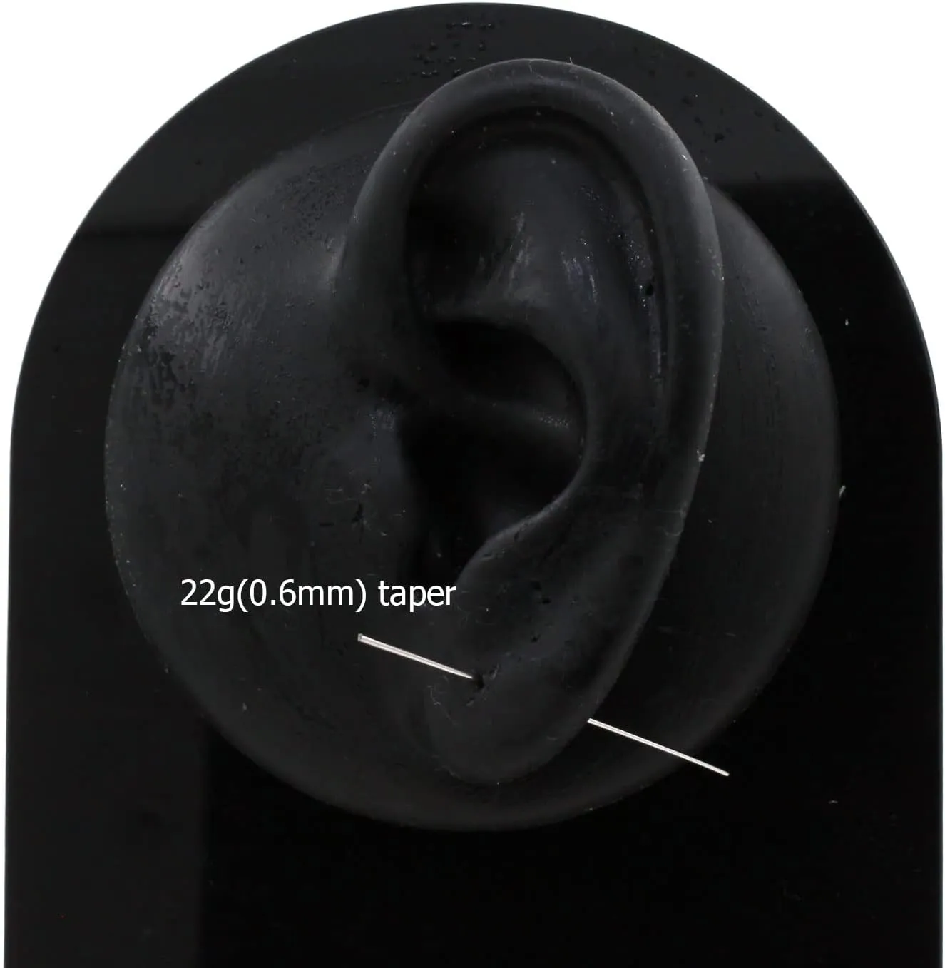22G/20G/18G/16G/14G/12G/10G/8G/6G/4G/2G/0G/00G 316L Steel Taper Insertion Pin for Ear/Nose/Navel/Nipple/Lip/Eyebrow Stretcher, Body Piercing Stretching Kit Assistant Tool