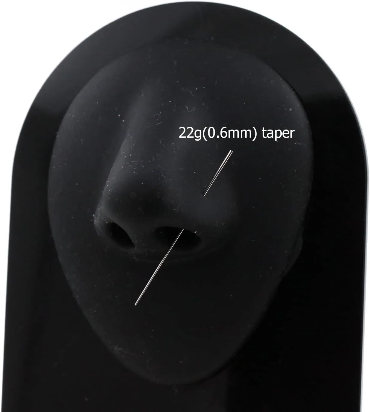 22G/20G/18G/16G/14G/12G/10G/8G/6G/4G/2G/0G/00G 316L Steel Taper Insertion Pin for Ear/Nose/Navel/Nipple/Lip/Eyebrow Stretcher, Body Piercing Stretching Kit Assistant Tool