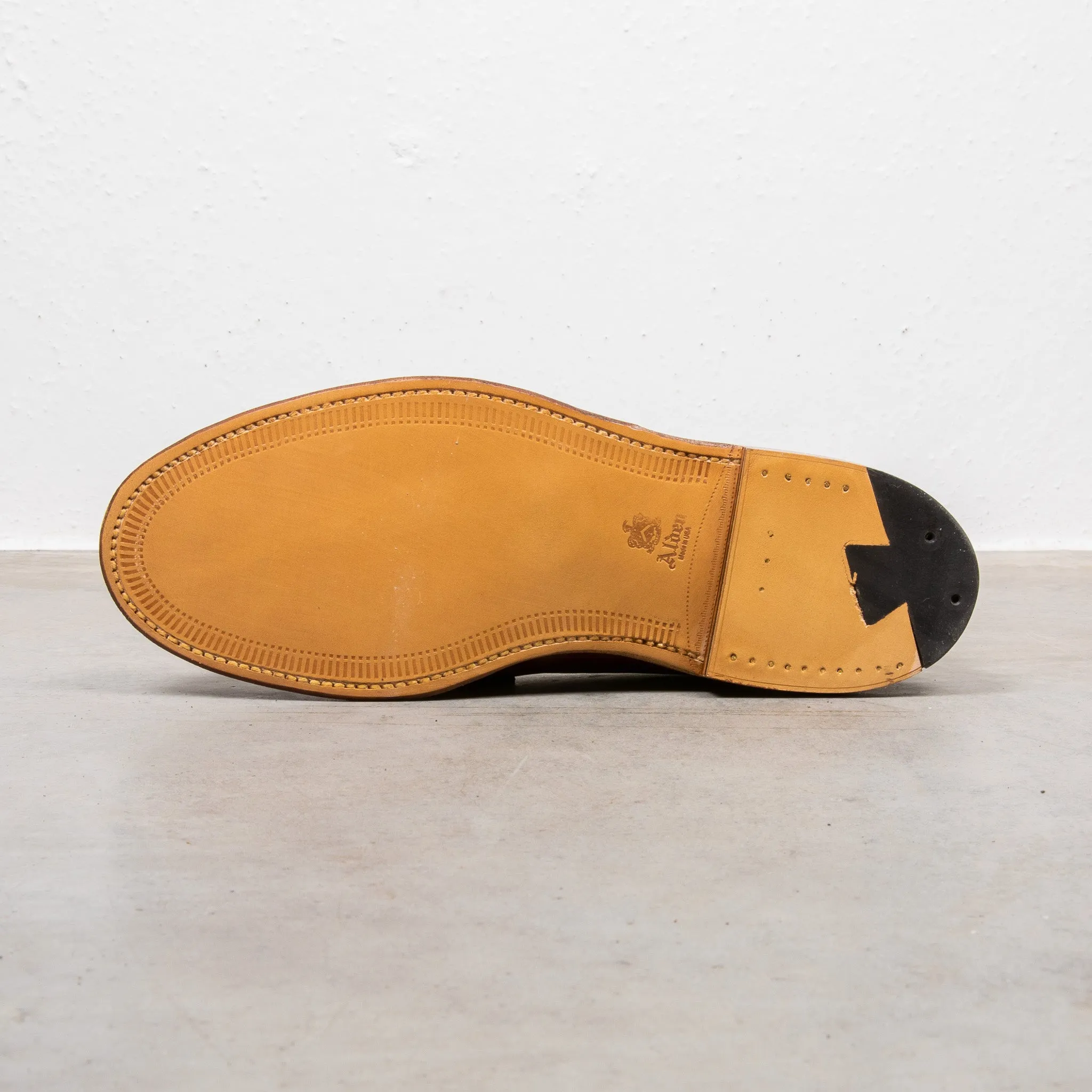 Alden Leisure loafer saddle Hoffmans calf leather