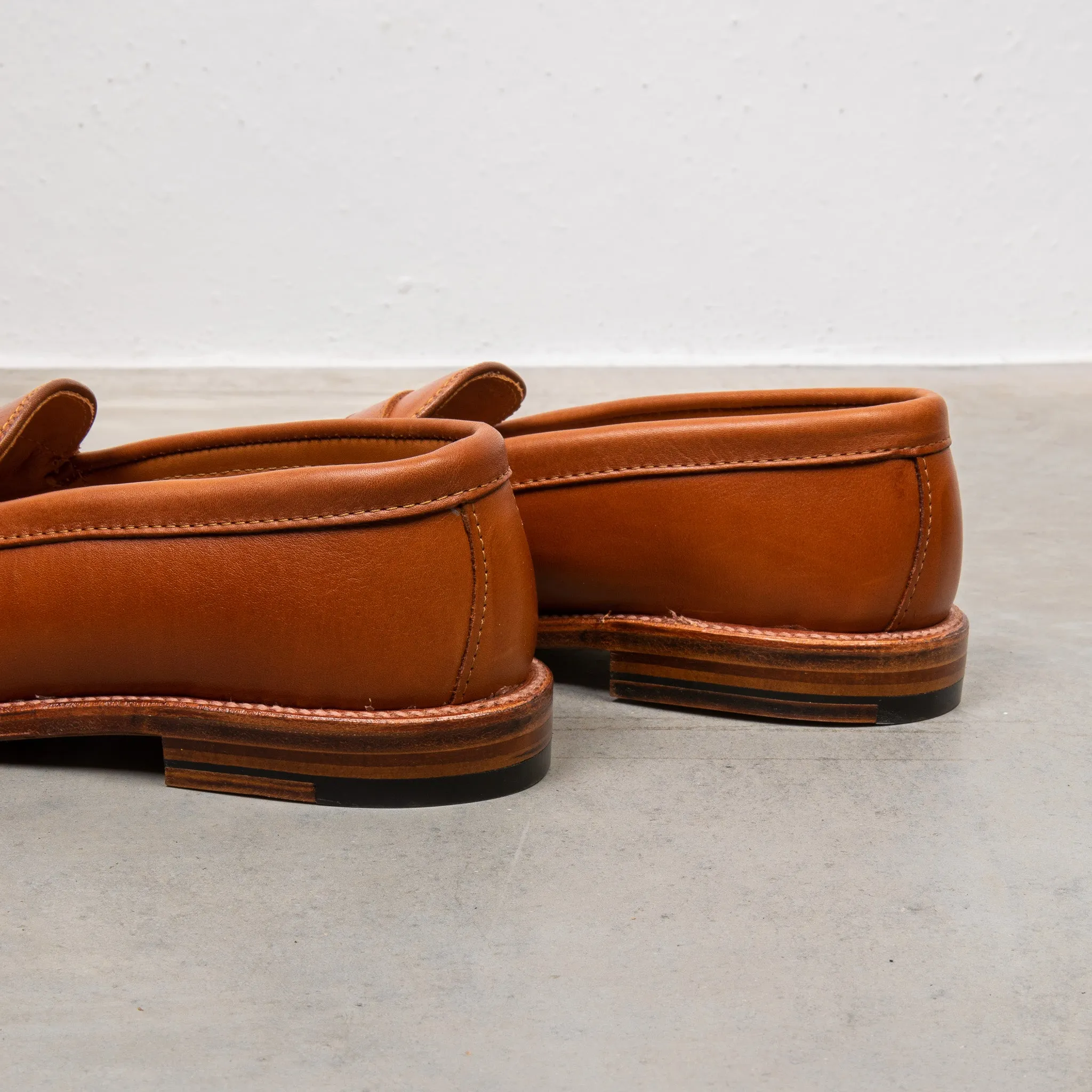 Alden Leisure loafer saddle Hoffmans calf leather