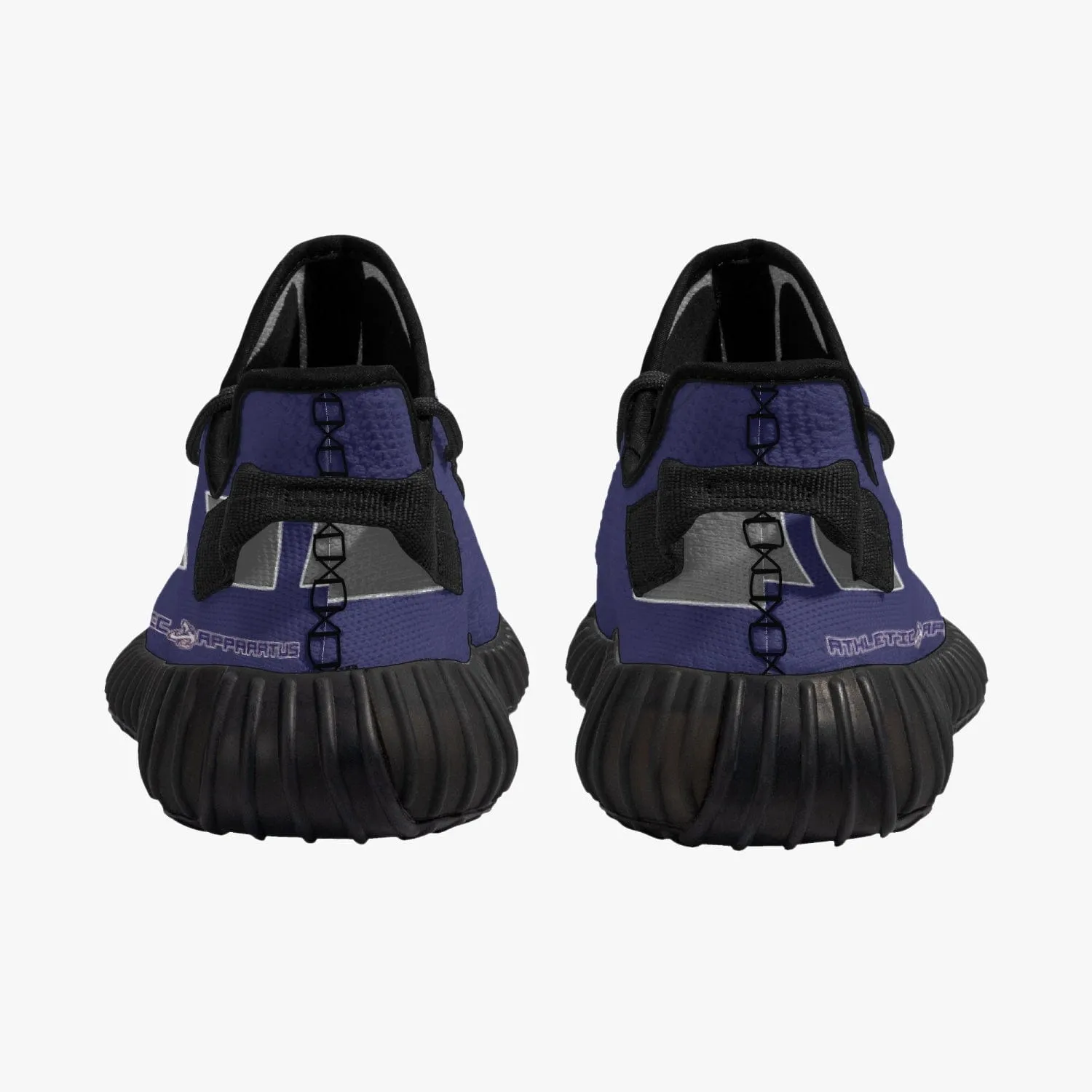 Athletic Apparatus V1 Adult Unisex Mesh Knit Sneakers - Navy 1