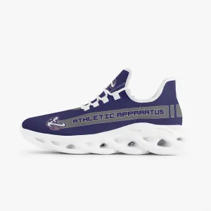 ATHLETIC APPARATUS V1 RWB 2 BOUNCE MESH KNIT SNEAKERS - WHITE