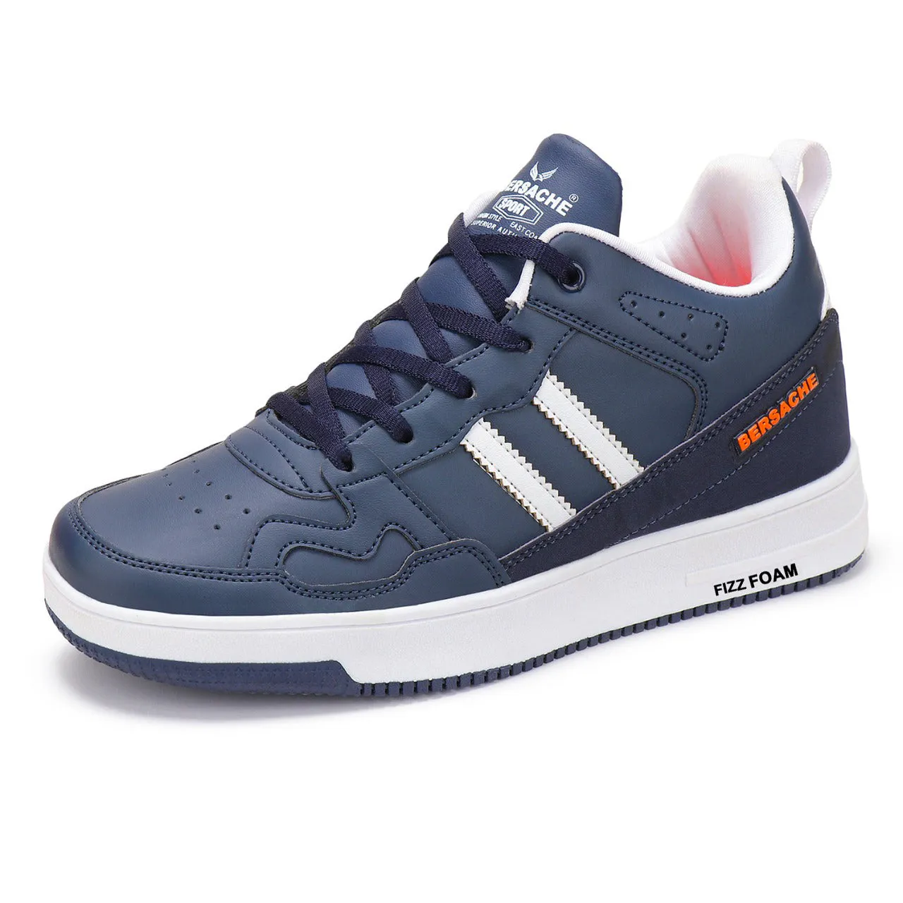 Bersache Lightweight Casual Sneaker Shoes For Men Blue-9055