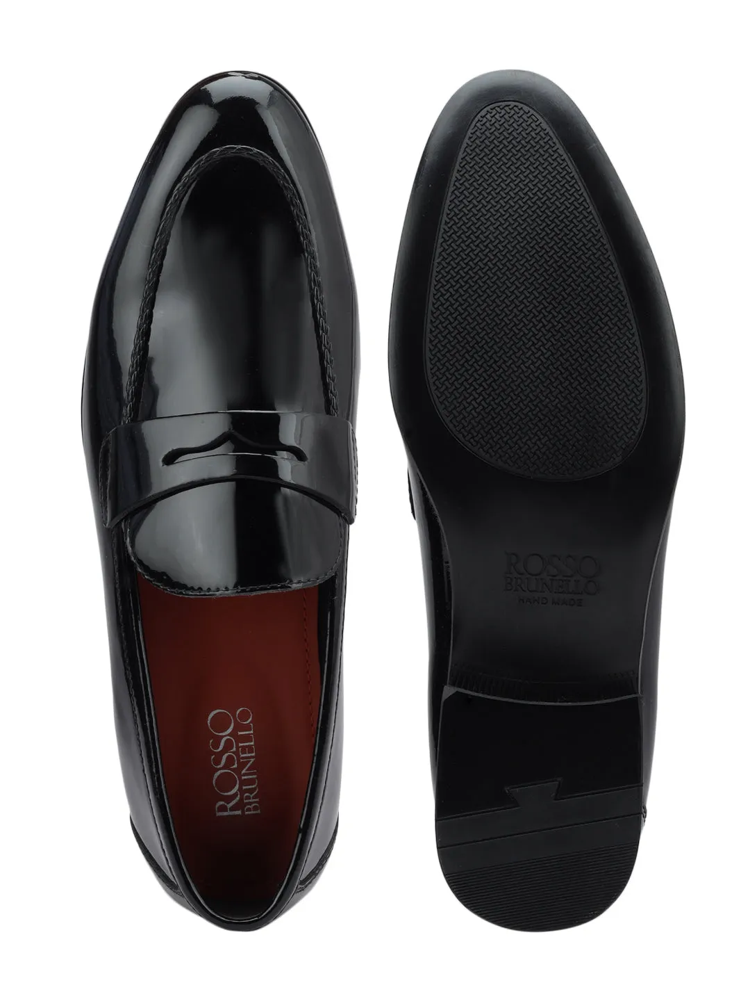 Black Patent Leather Loafers