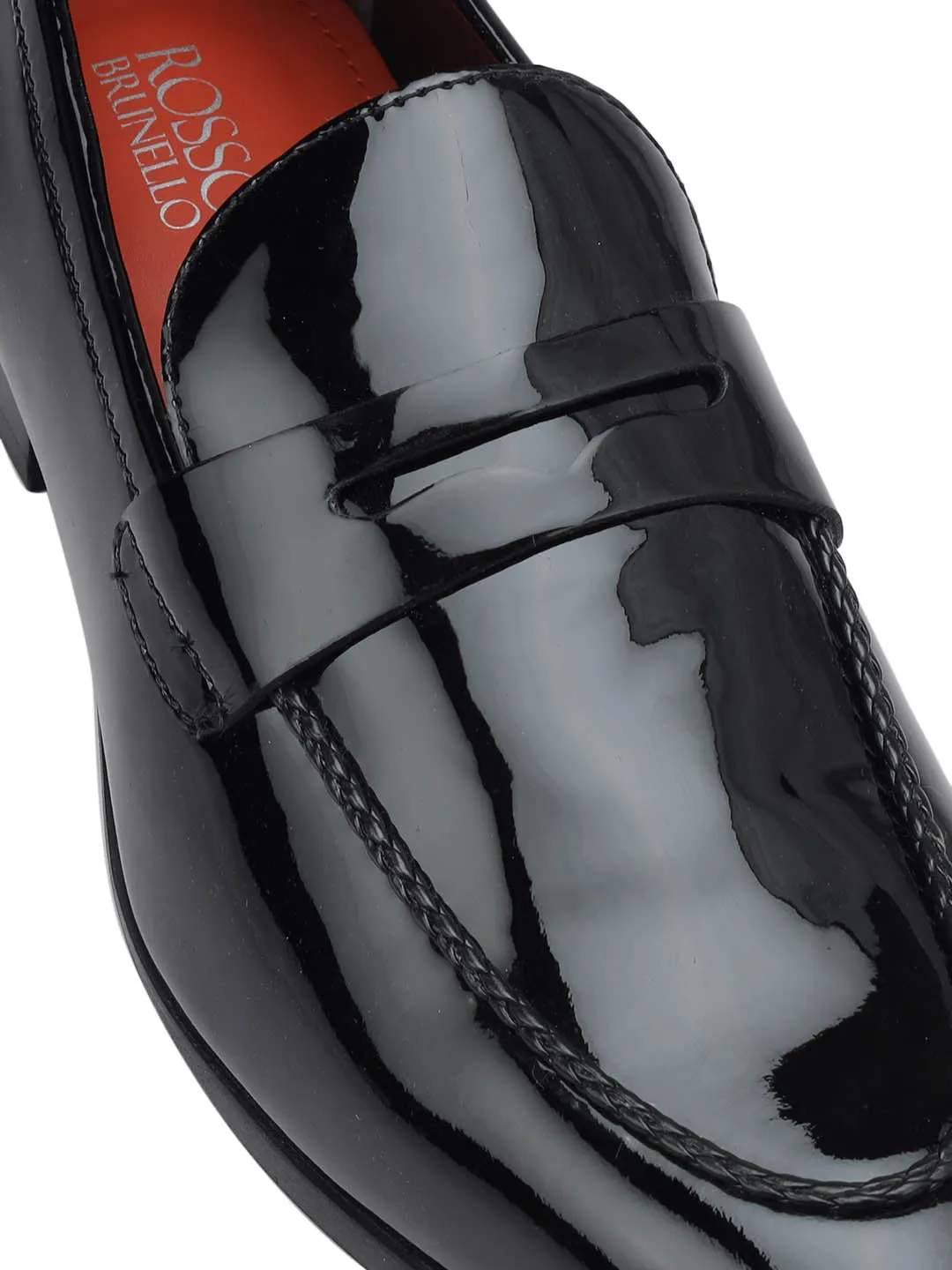 Black Patent Leather Loafers