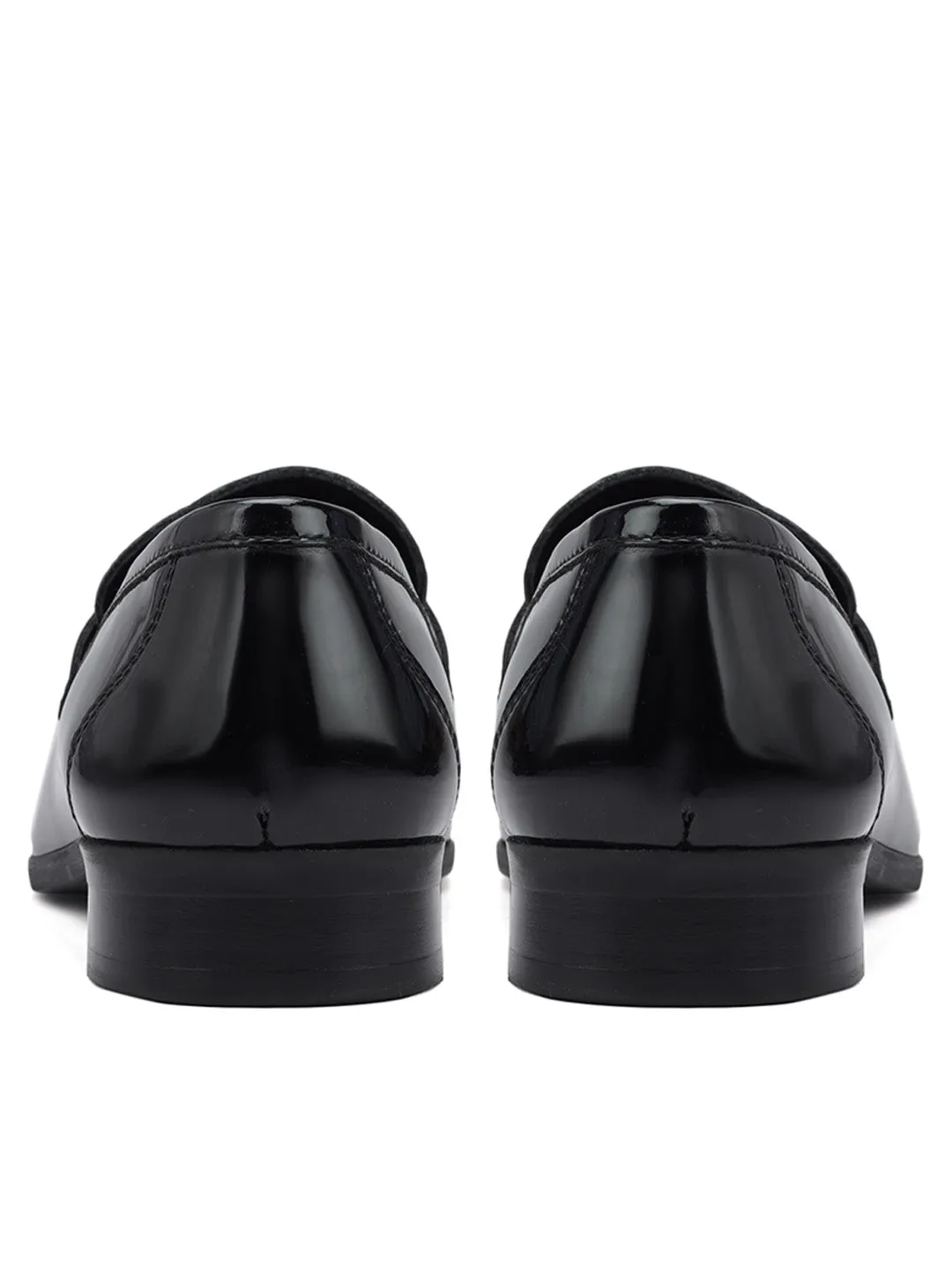Black Patent Leather Loafers