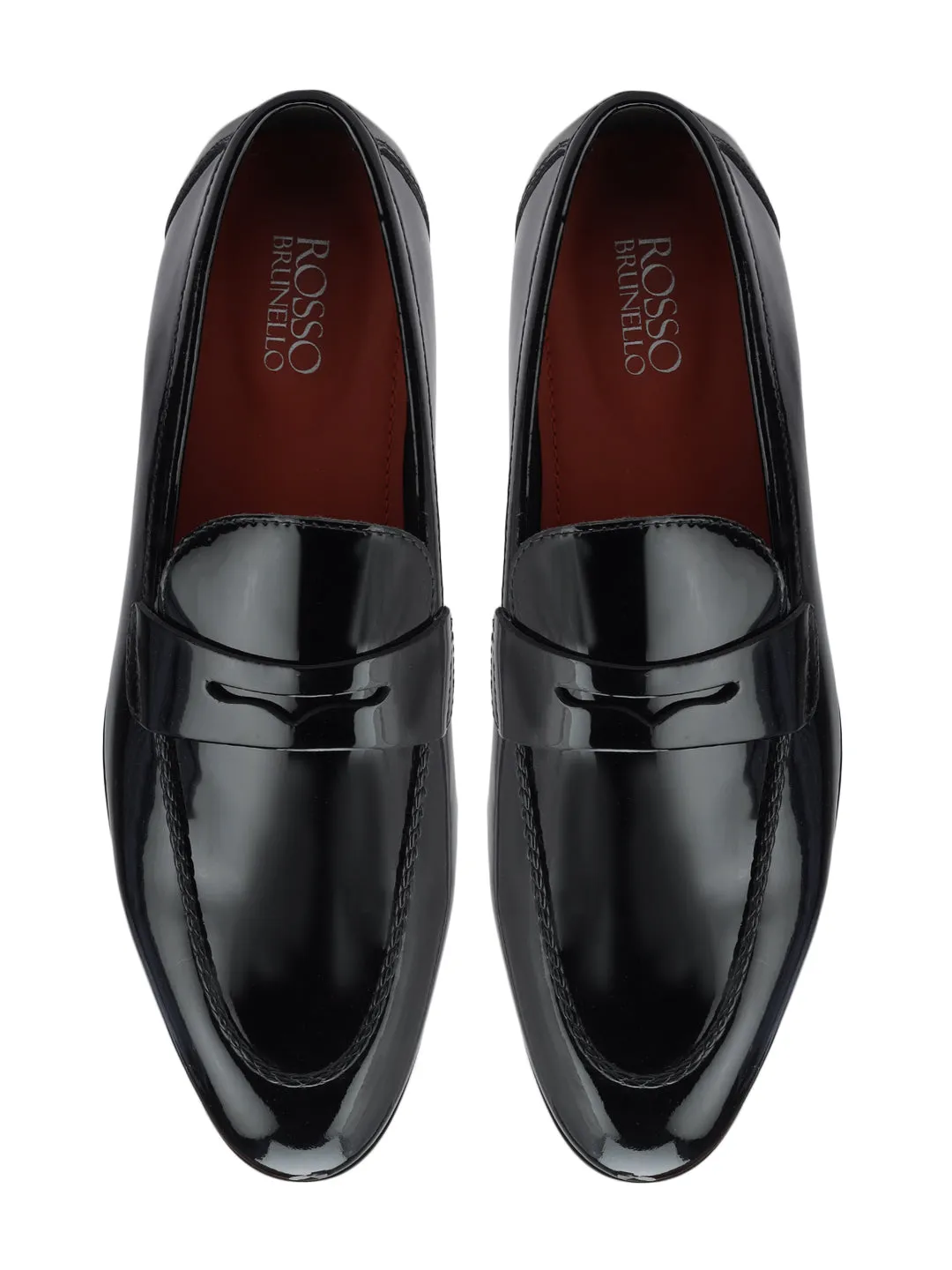 Black Patent Leather Loafers