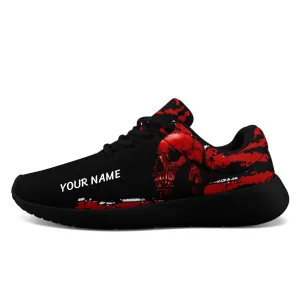 Buy One Get One Red Black Color Personalized Skull Sneaker Comfortable Shoe,067-2302-003-1