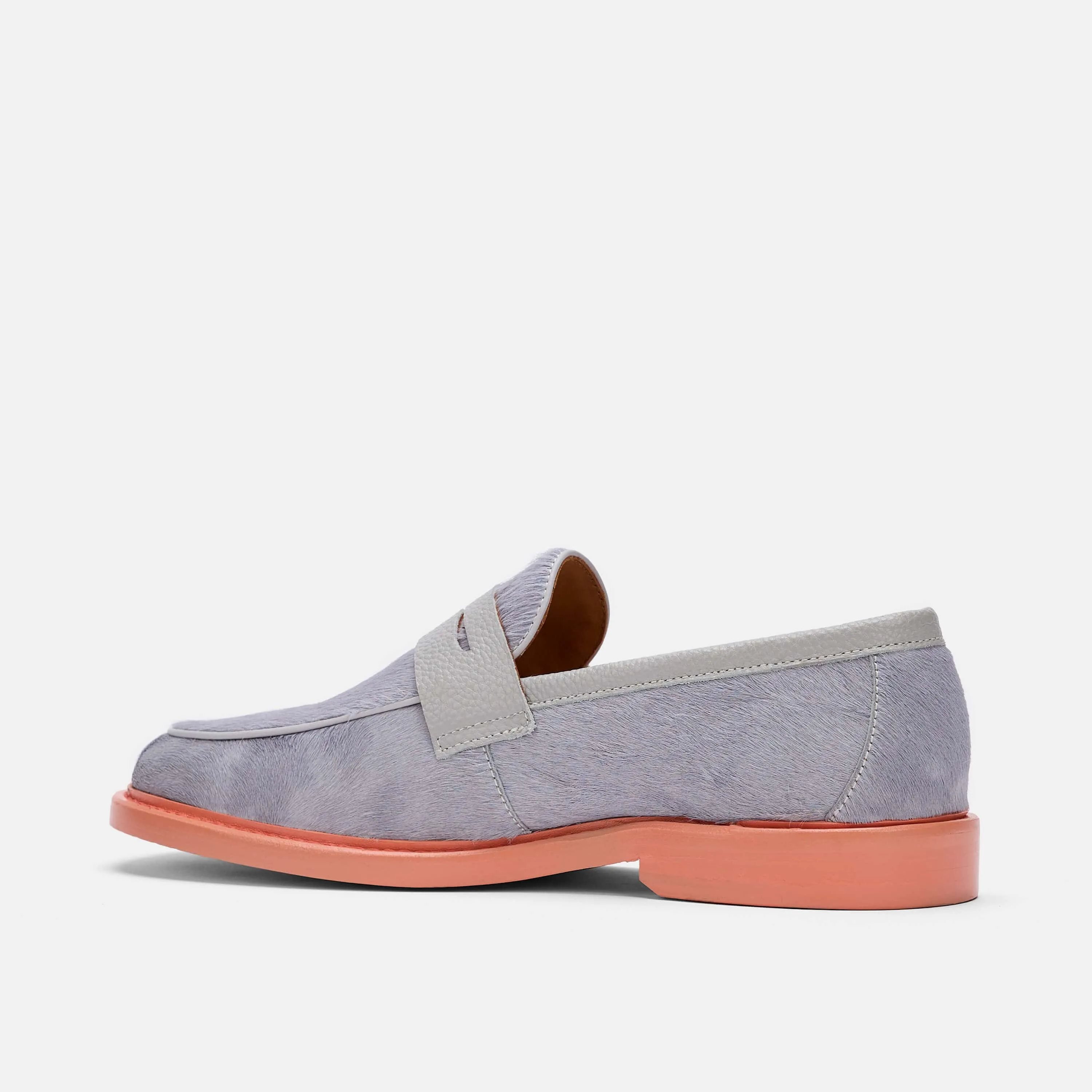 Calum Gray Leather Penny Loafers