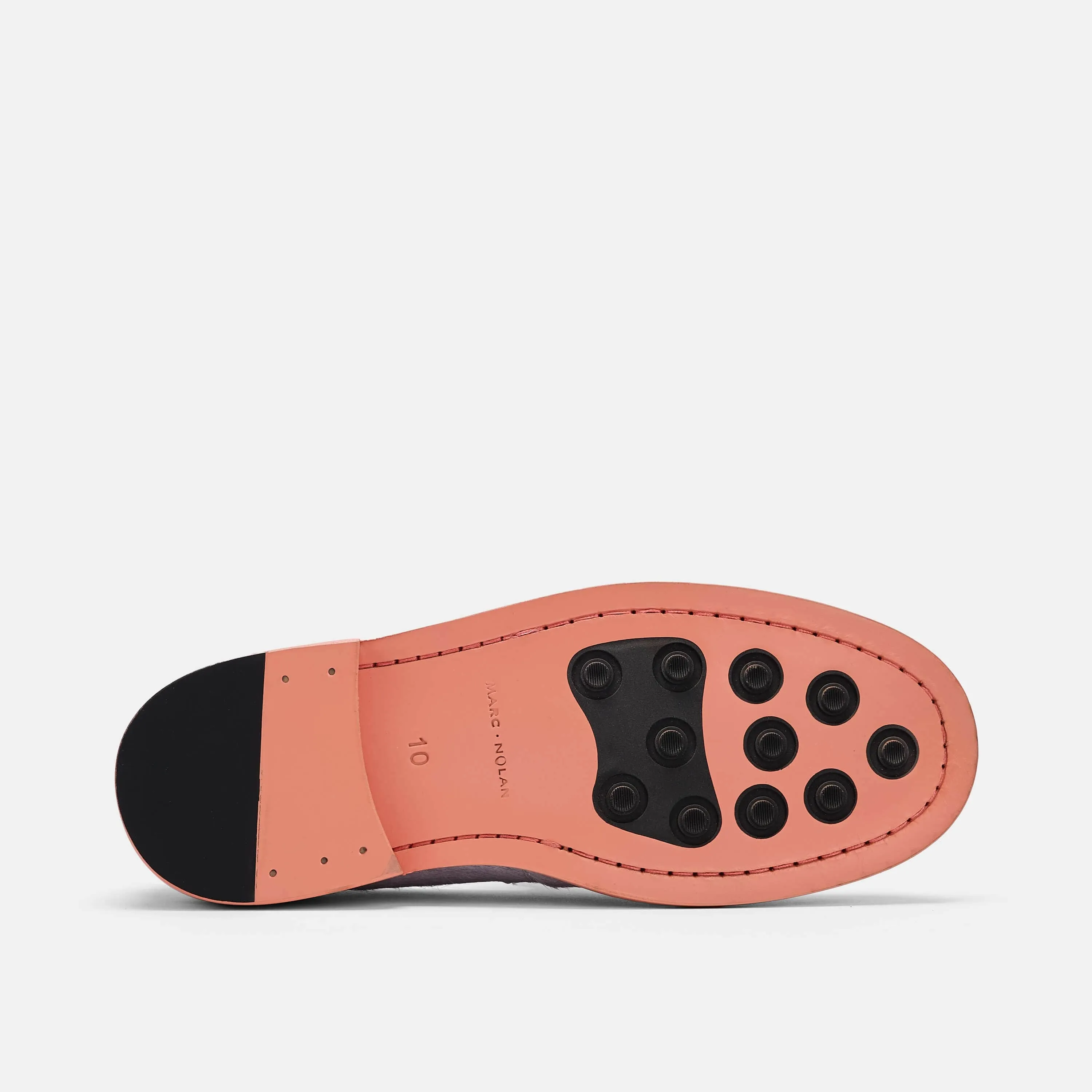 Calum Gray Leather Penny Loafers