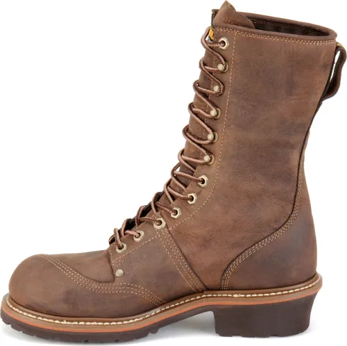 Carolina Men's Linesman 10" Composite Toe Waterproof Work Boot - Brown - CA1904