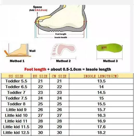 Children Led Sneakers Casual Sport Shoes