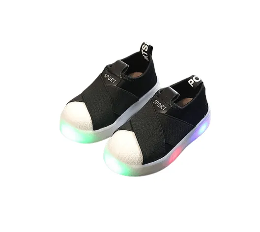 Children Led Sneakers Casual Sport Shoes
