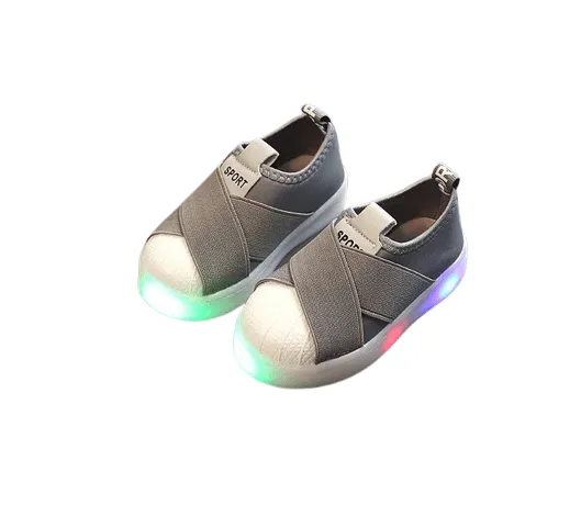 Children Led Sneakers Casual Sport Shoes