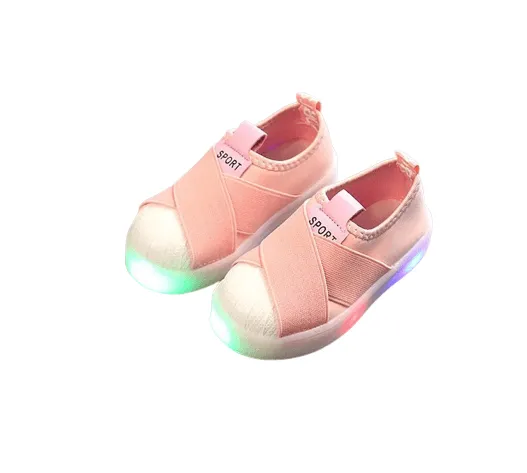Children Led Sneakers Casual Sport Shoes