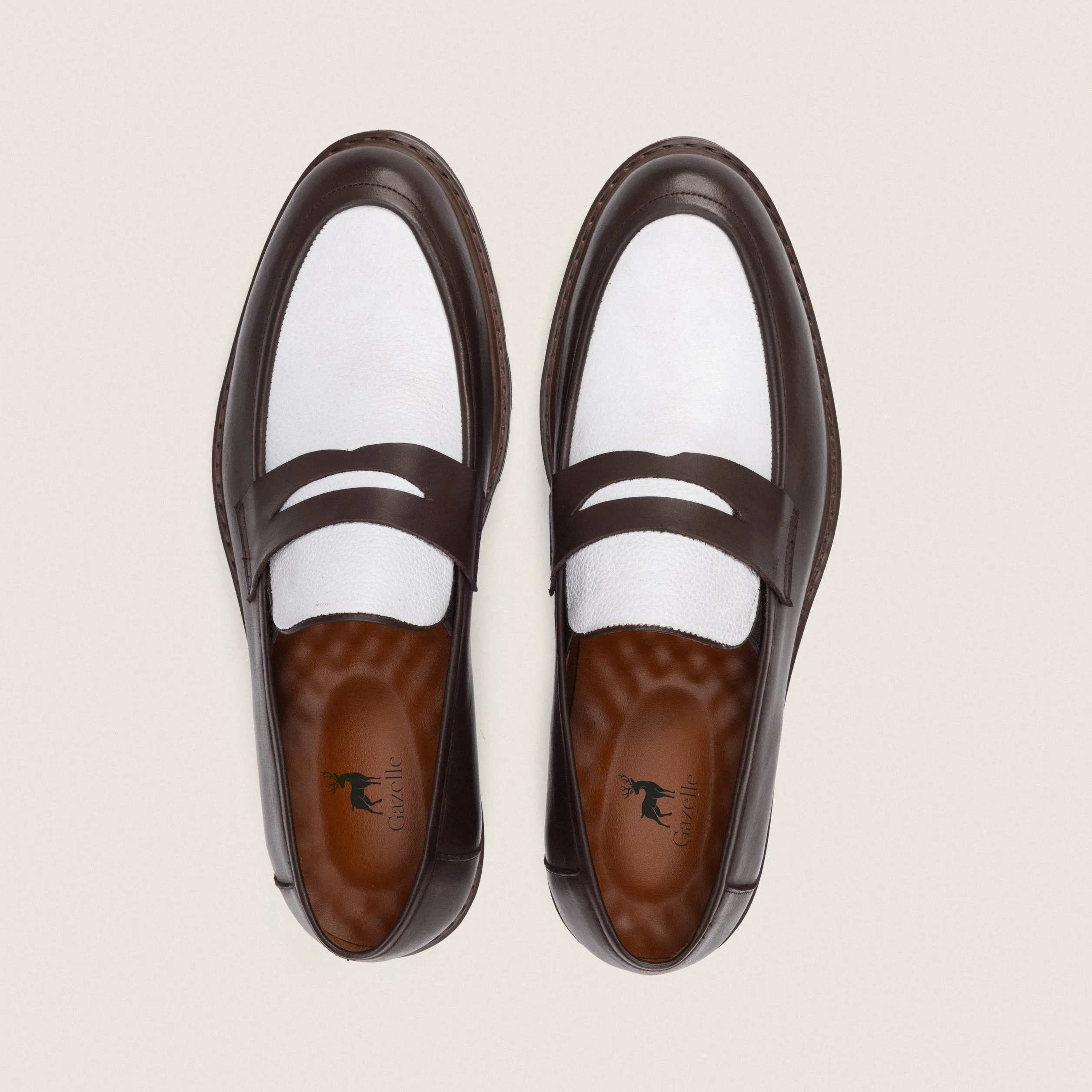 Chunky Brown White Penny College