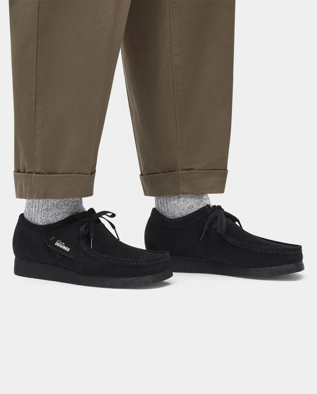 Clarks Originals - Wallabee Shoe - Black Suede