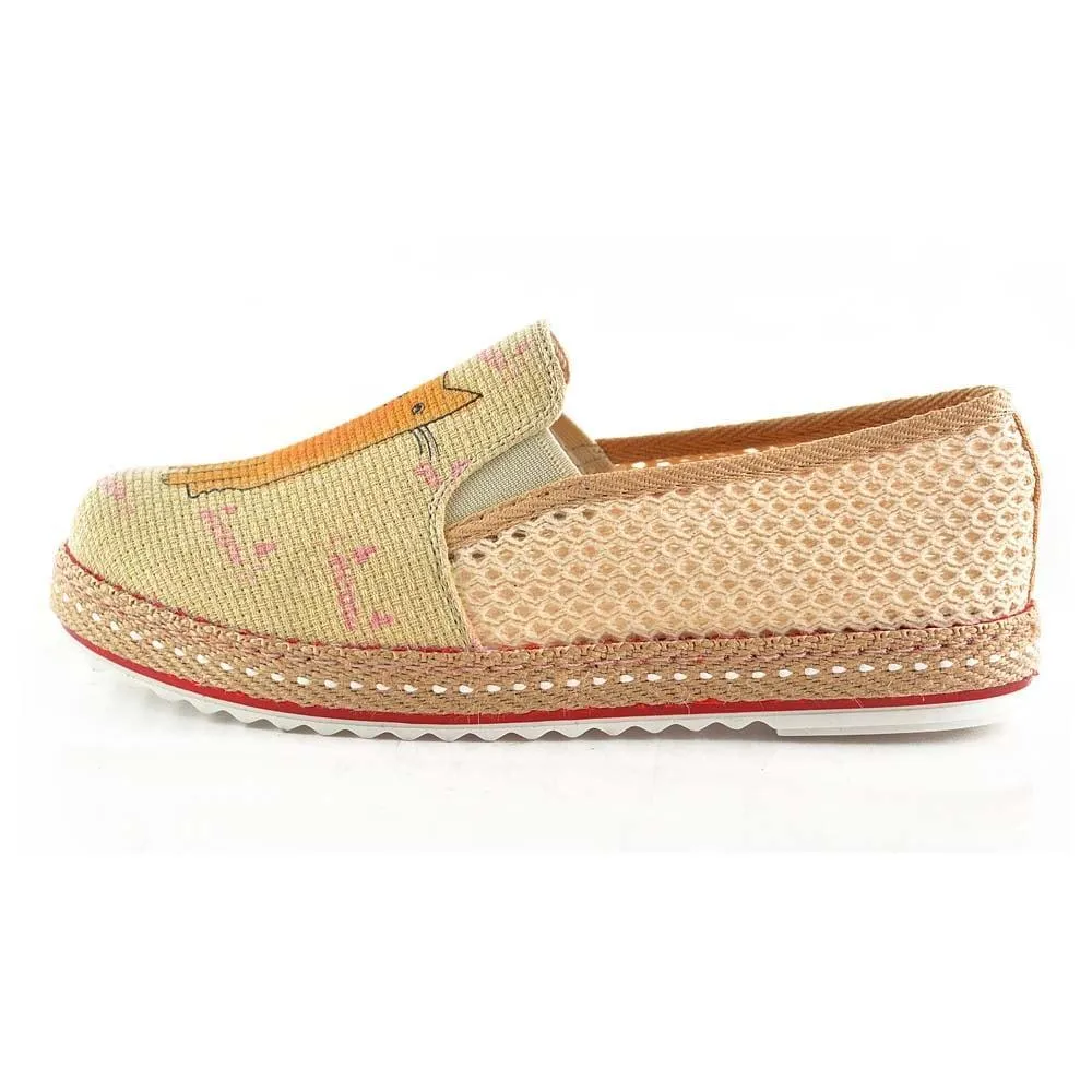 Curious Cat Slip on Sneakers Shoes DEL108