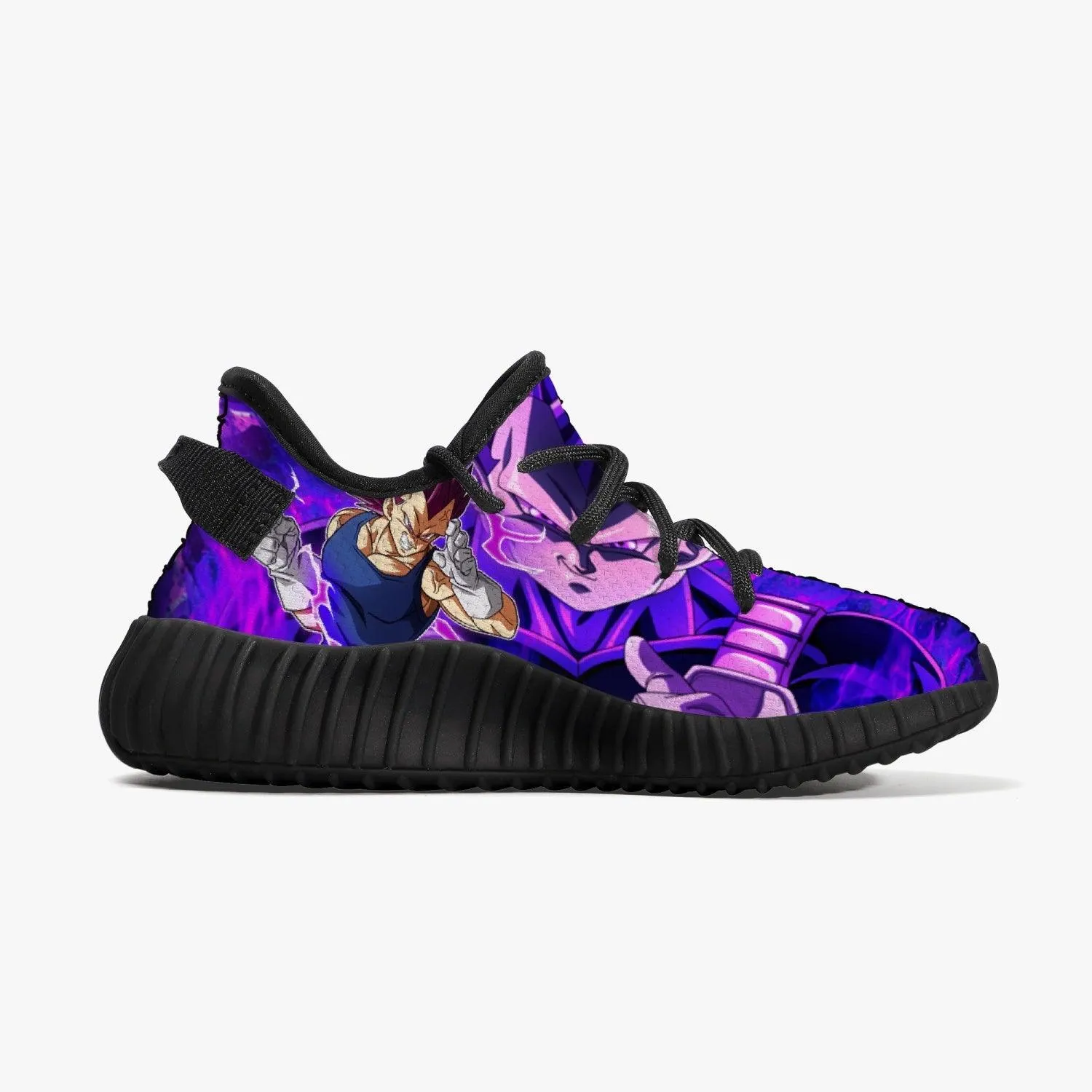 Dragonball Z Vegeta Ultra EGO Kids YZ Black Anime Shoes