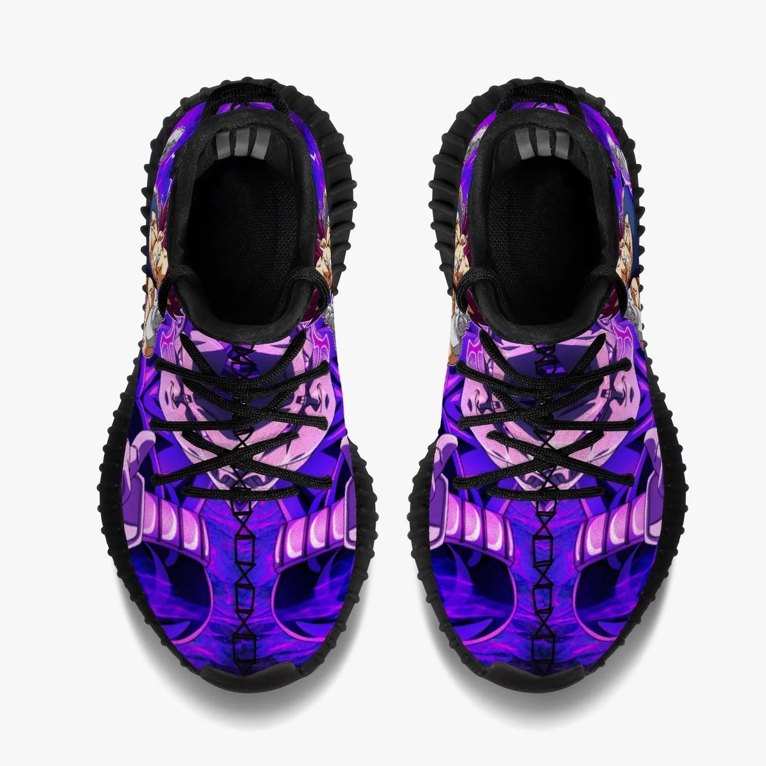 Dragonball Z Vegeta Ultra EGO Kids YZ Black Anime Shoes