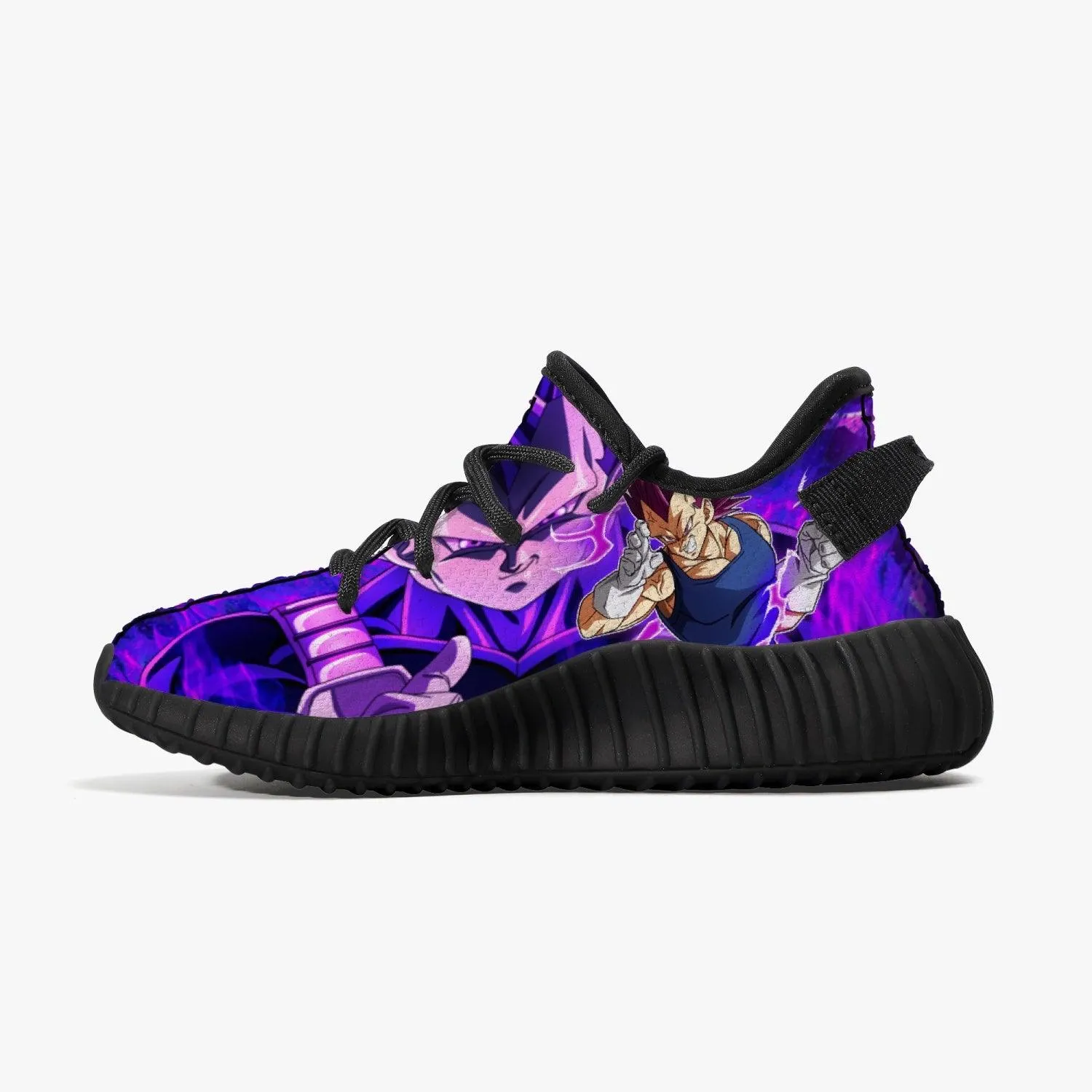 Dragonball Z Vegeta Ultra EGO Kids YZ Black Anime Shoes