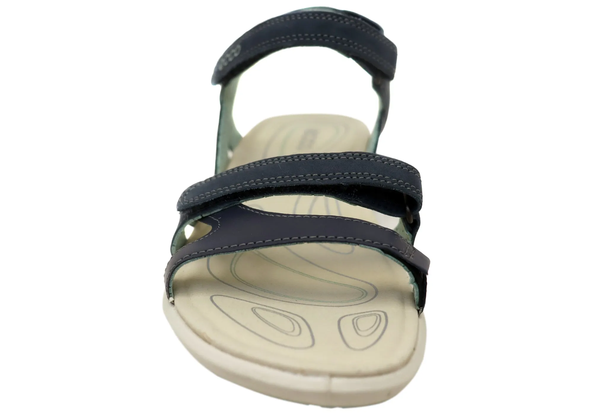 ECCO Womens Cruise II Comfortable Leather Sandals