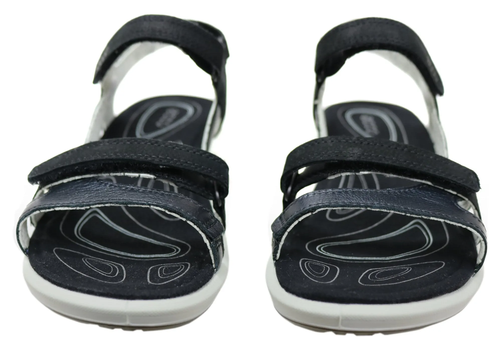 ECCO Womens Cruise II Comfortable Leather Sandals