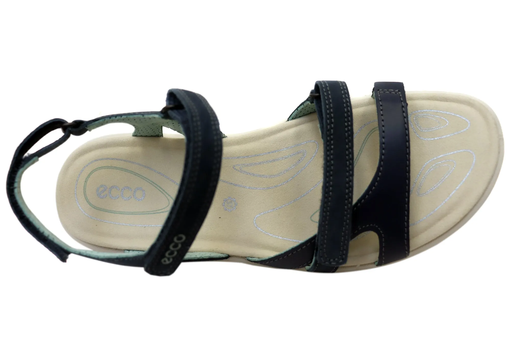 ECCO Womens Cruise II Comfortable Leather Sandals