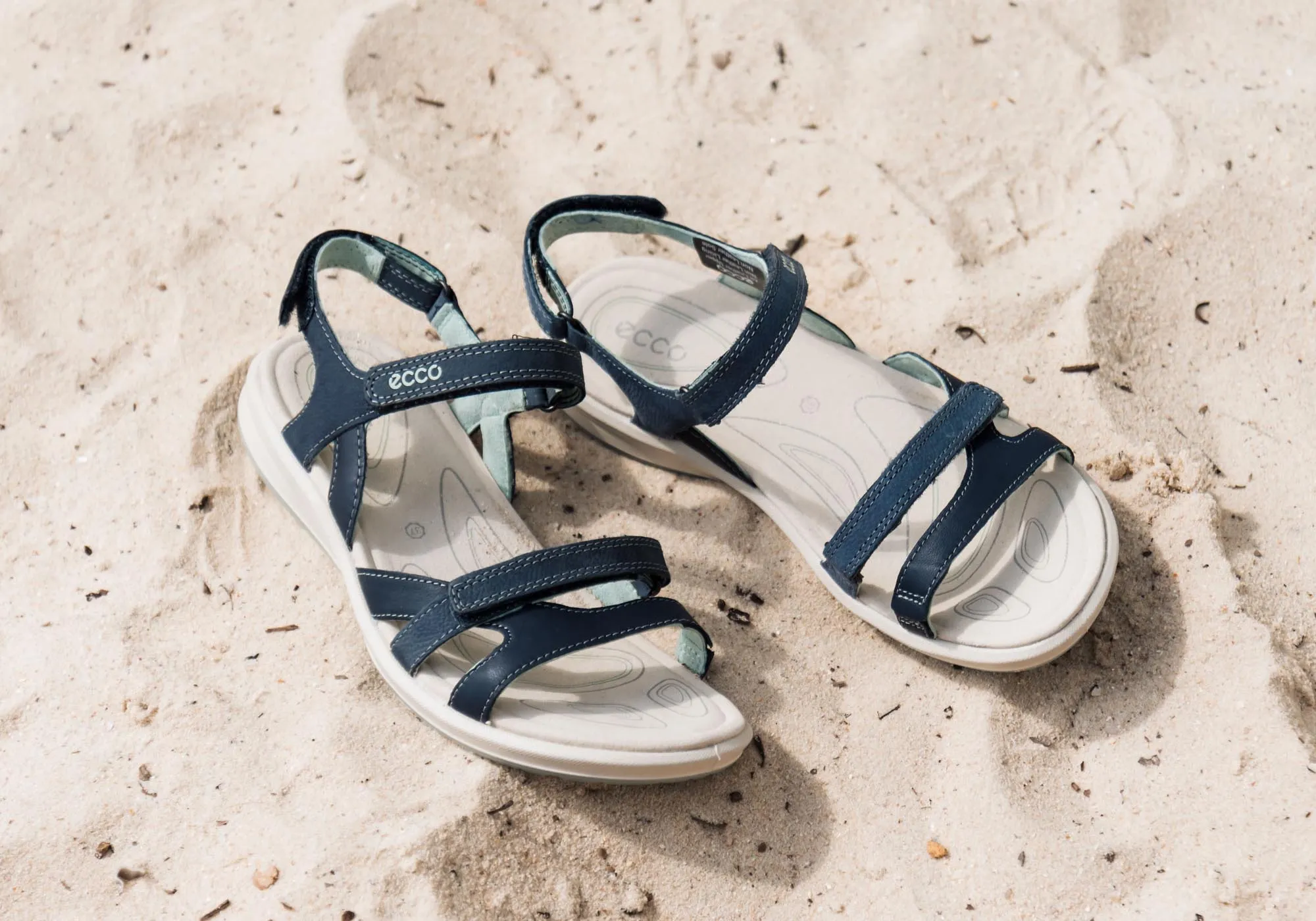 ECCO Womens Cruise II Comfortable Leather Sandals
