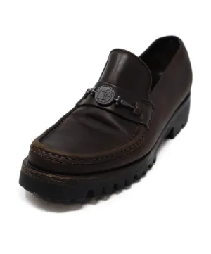 Ferragamo Brown Leather Loafers sz 8