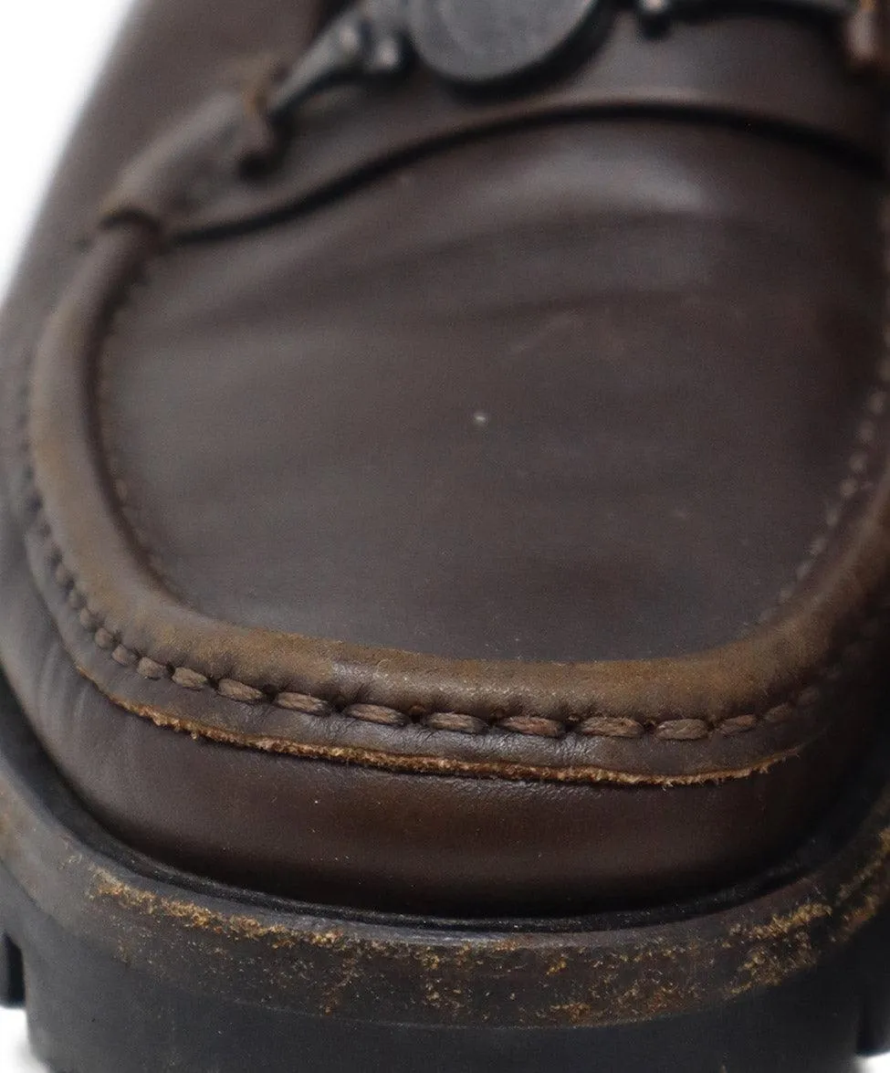 Ferragamo Brown Leather Loafers sz 8