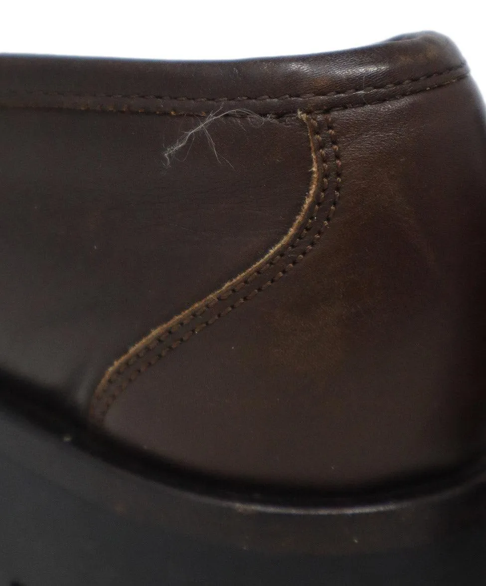 Ferragamo Brown Leather Loafers sz 8