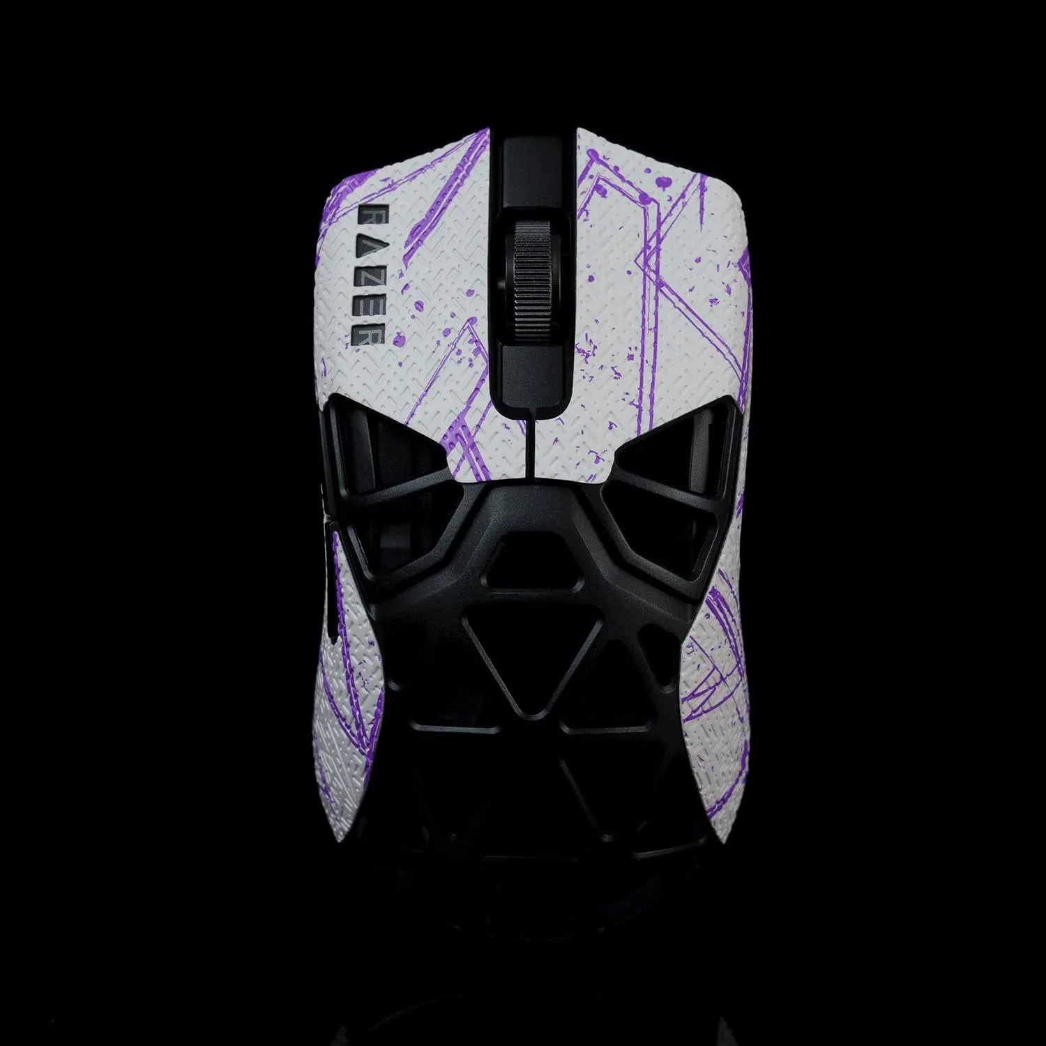Grip Tape for Razer Viper Minise Mini Signature Edition - Anti-Slip,Enhanced Control, Suck Sweat,Soft Leather,Improves FPS Gaming Grip [Pre-Cut] White Purple