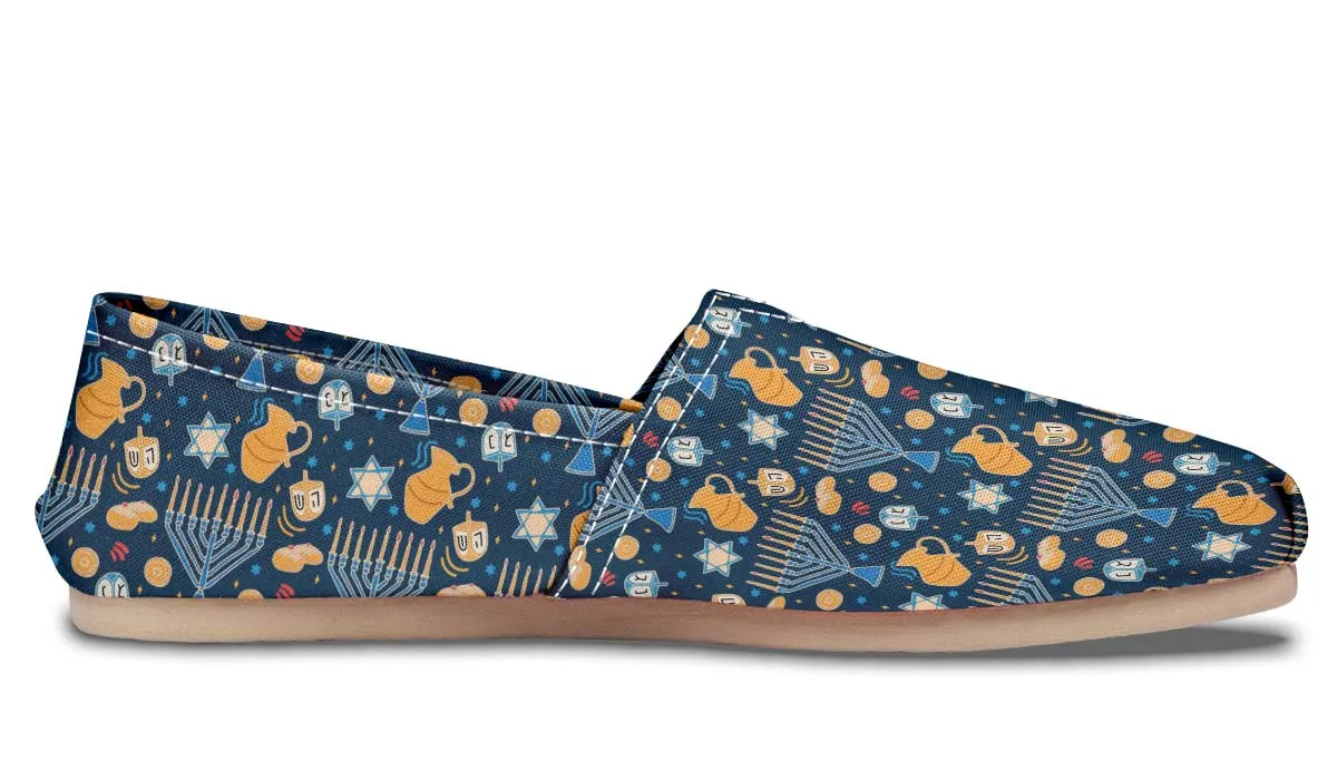 Hanukkah Pattern Casual Shoes