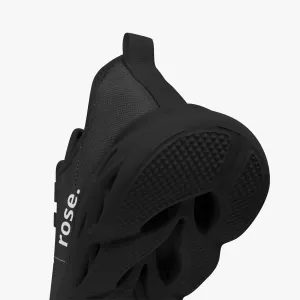 I Rose Bounce Mesh Knit Sneakers - Black