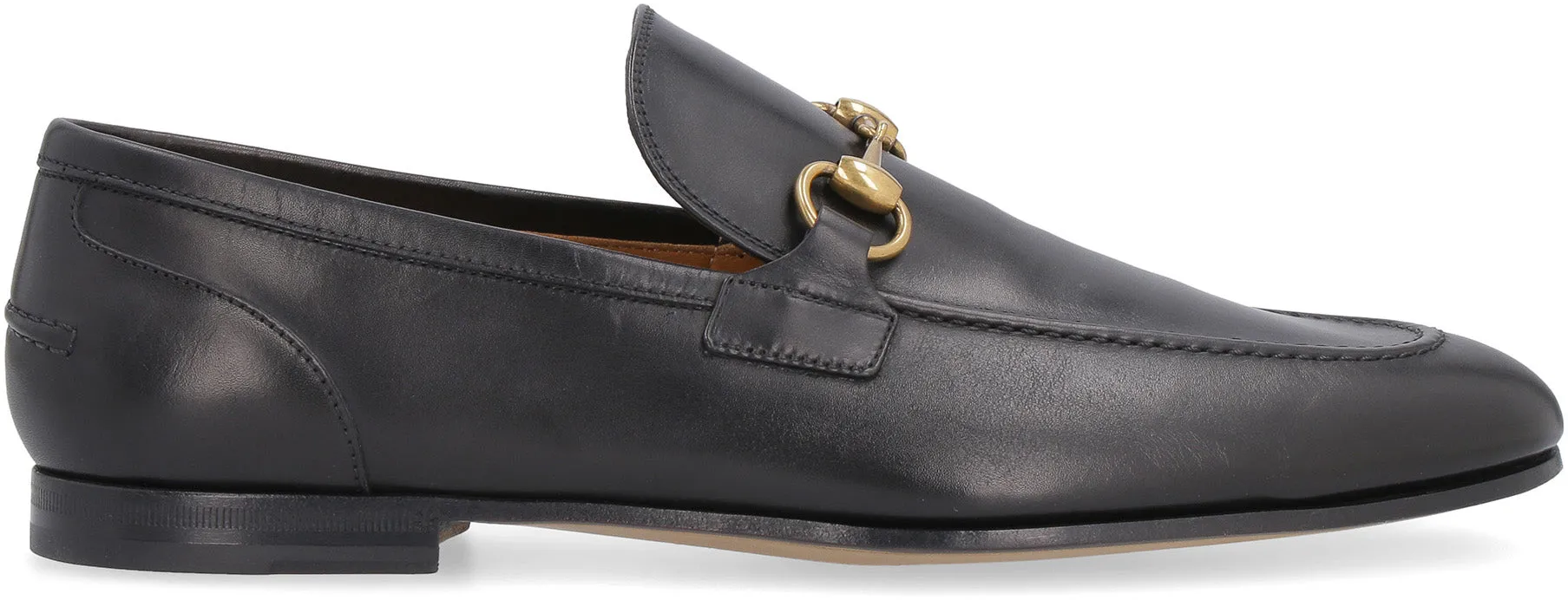 JORDAAN LEATHER LOAFERS WITH HORSEBIT