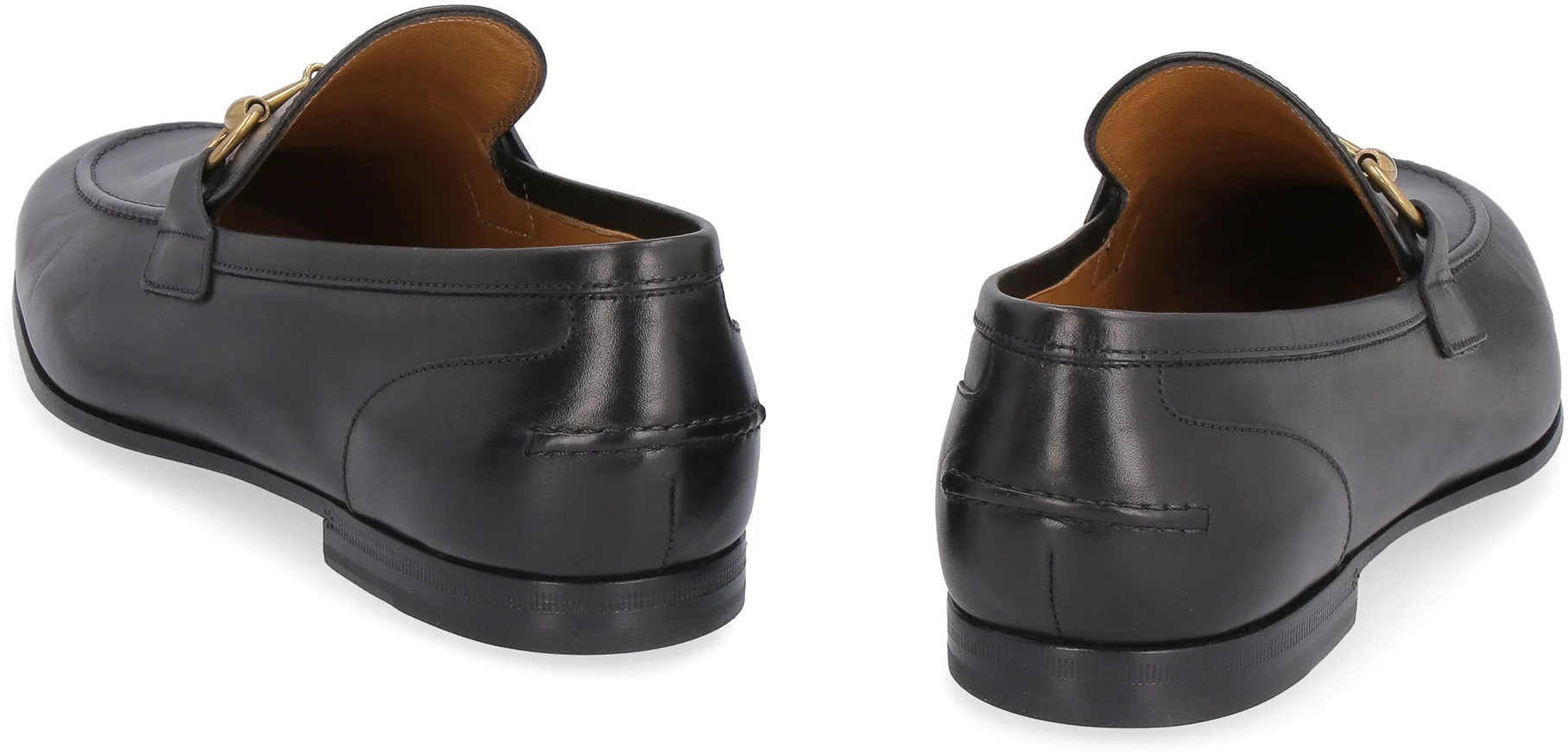 JORDAAN LEATHER LOAFERS WITH HORSEBIT