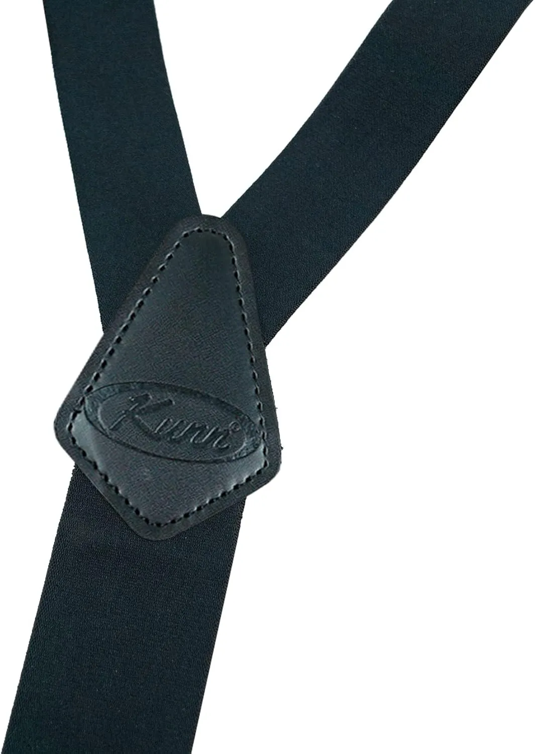 KUNN Men's 1.5 inch Adjustable Y Back Suspender,Elastic Hook End Suspenders