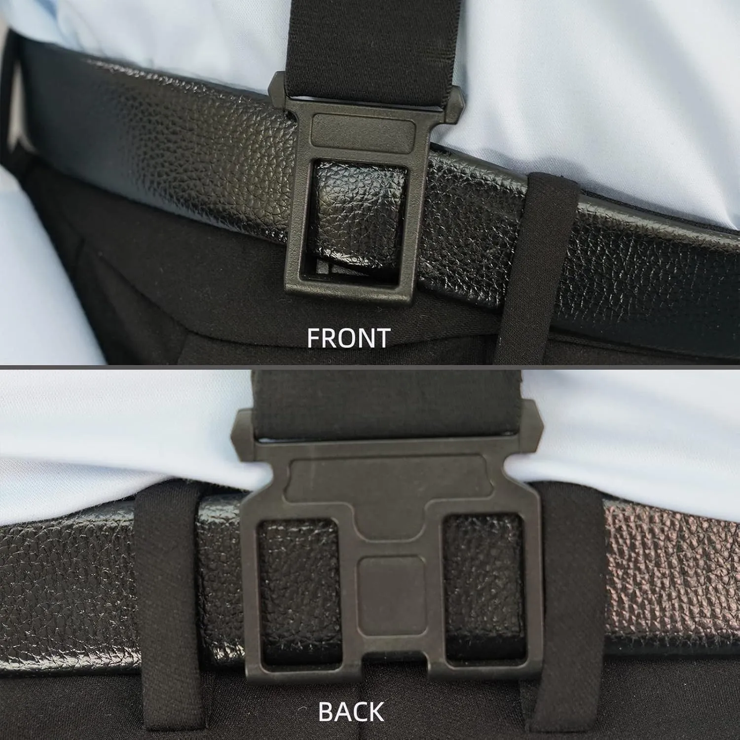 KUNN Men's 1.5 inch Adjustable Y Back Suspender,Elastic Hook End Suspenders