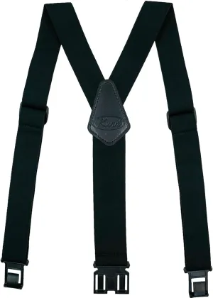 KUNN Men's 1.5 inch Adjustable Y Back Suspender,Elastic Hook End Suspenders