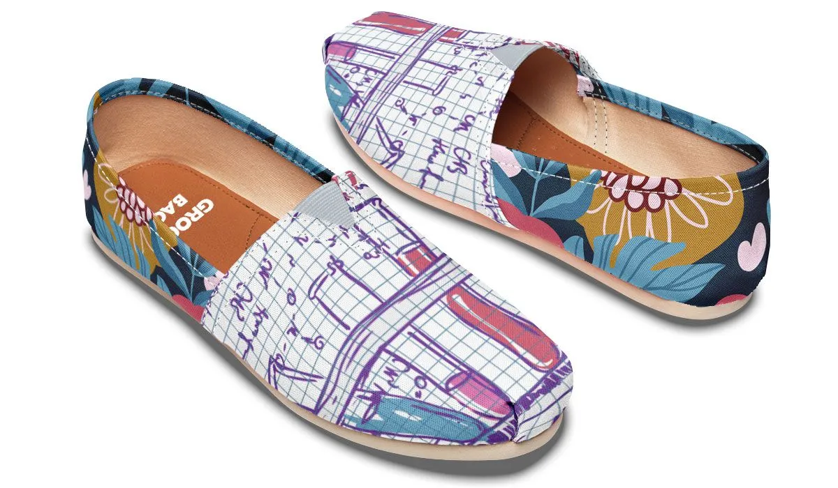 Lab Graph Paper Casual Shoes