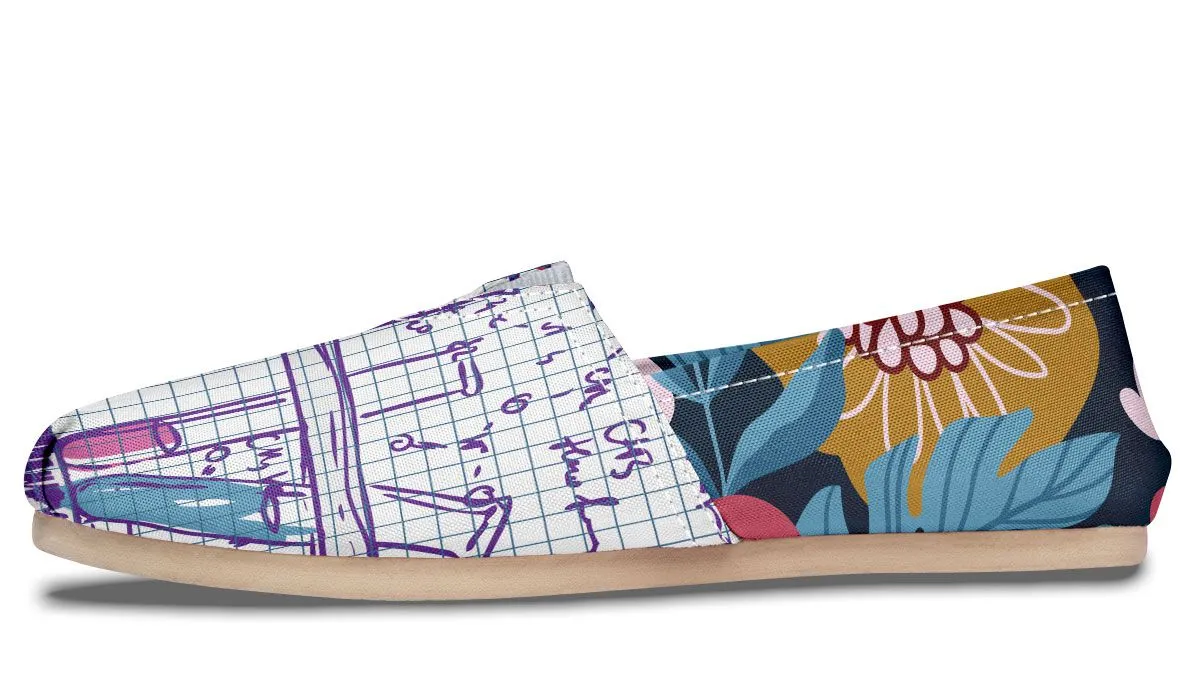 Lab Graph Paper Casual Shoes