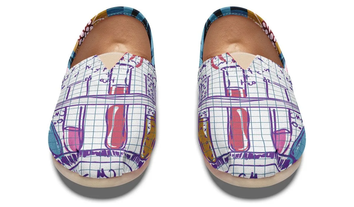 Lab Graph Paper Casual Shoes
