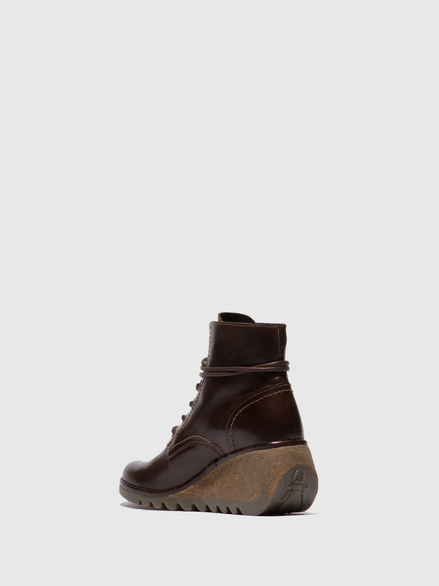 Lace-up Ankle Boots NERO257FLY RUG DK BROWN