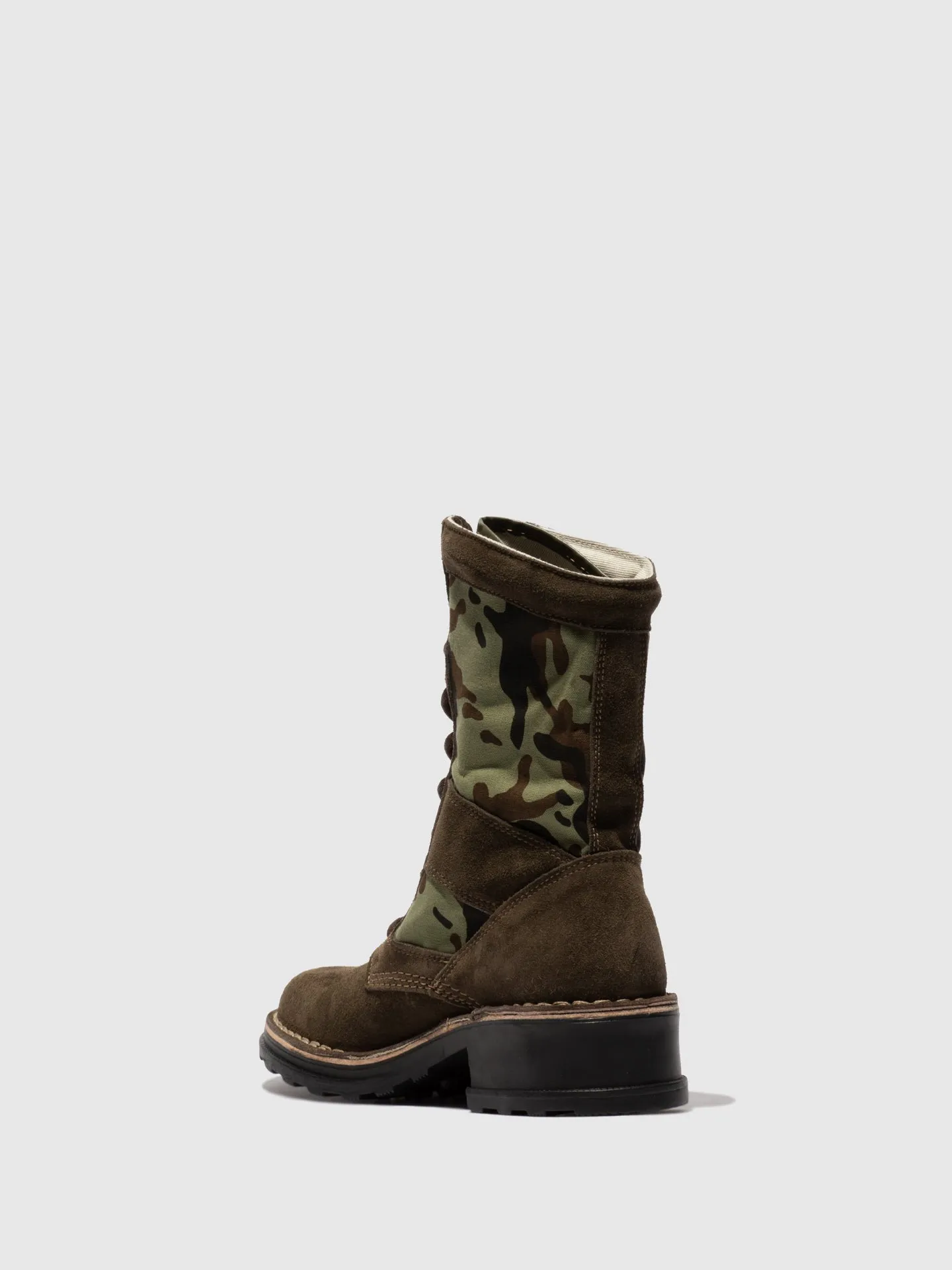 Lace-up Ankle Boots TORO036FLY SUEDE SLUDGE