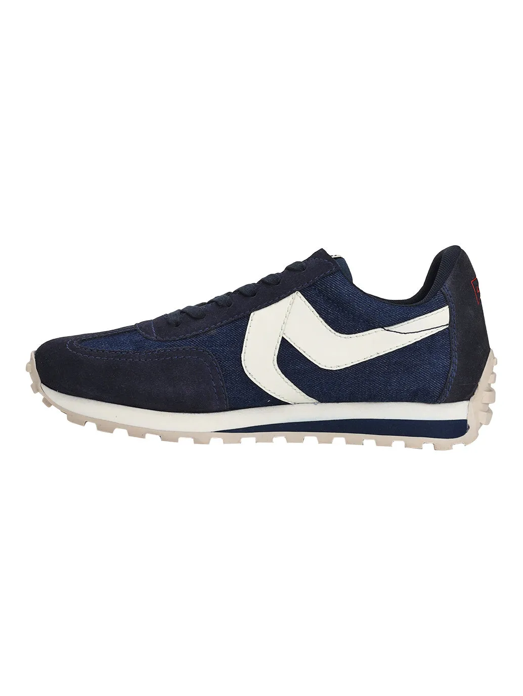 Men's Blue Colorblock Sneakers