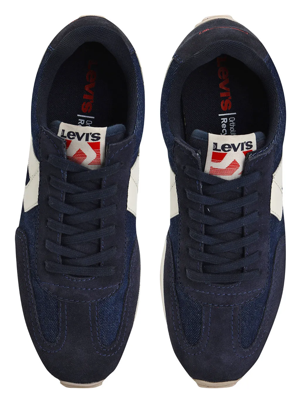 Men's Blue Colorblock Sneakers