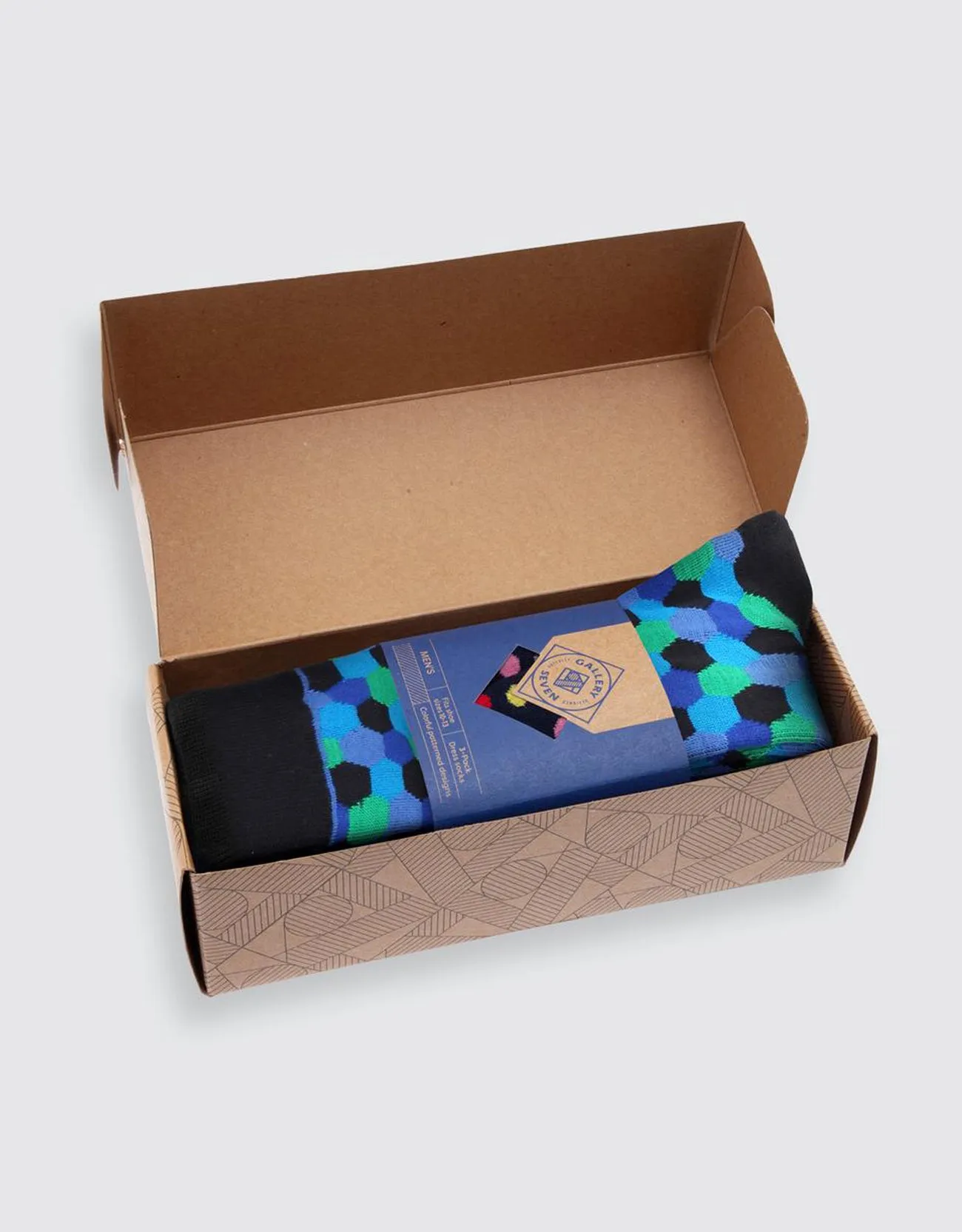 Men's Funky Colorful Dress Socks 6 Pack