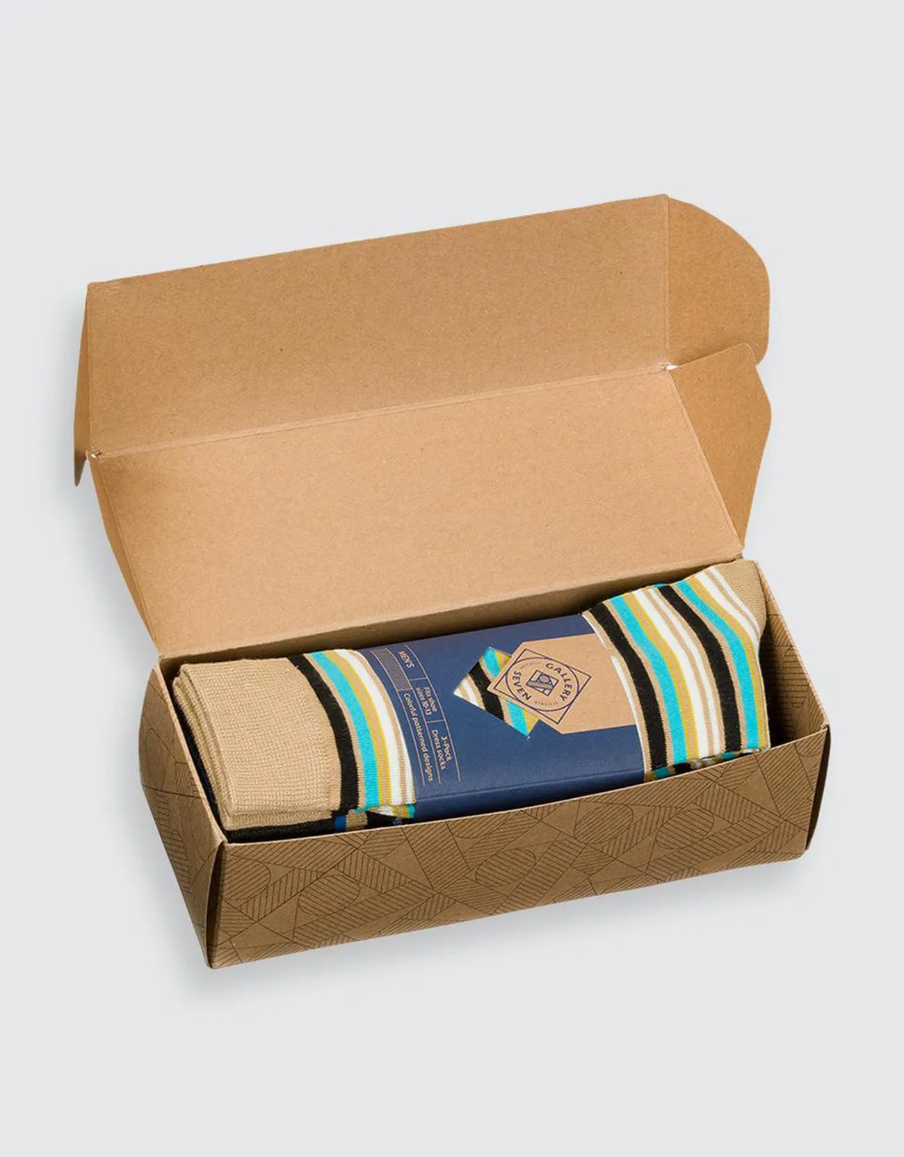 Men's Funky Colorful Dress Socks 6 Pack