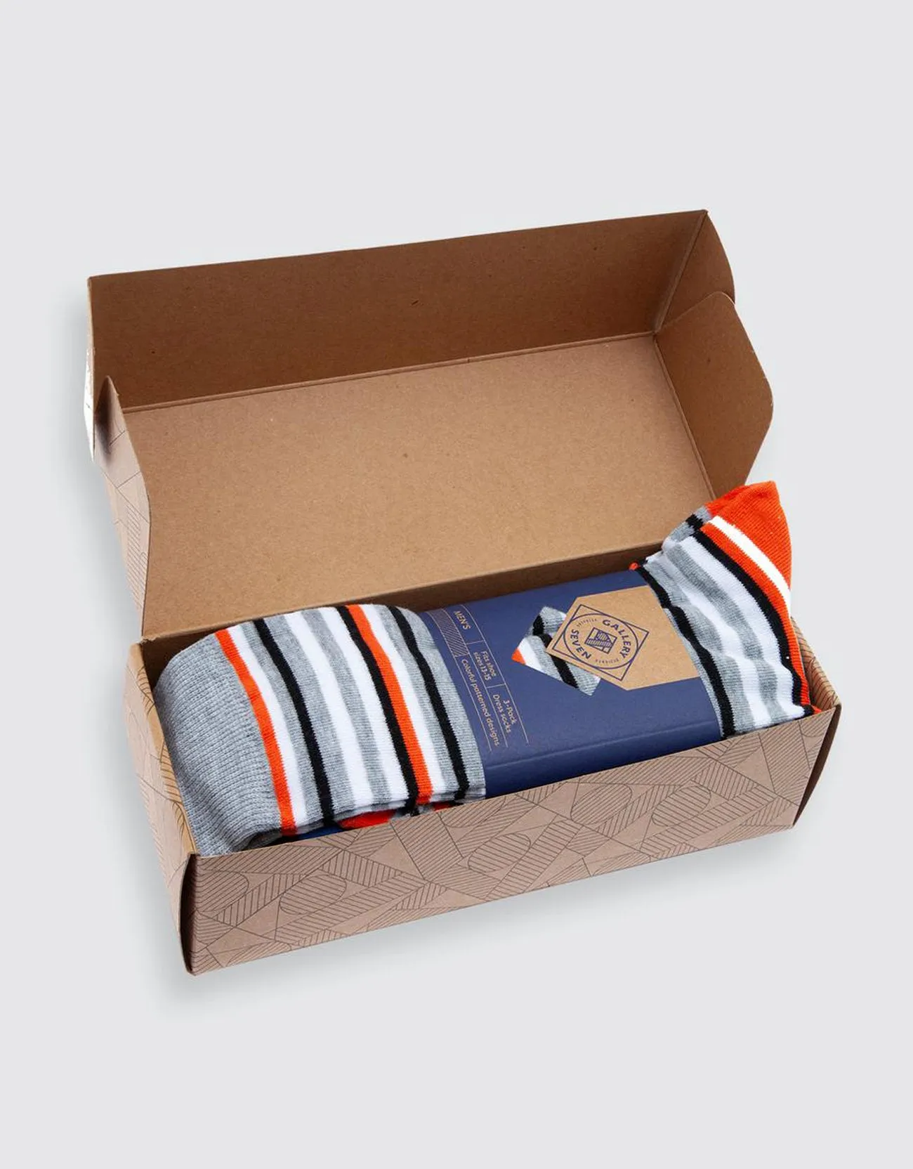 Men's Funky Colorful Dress Socks 6 Pack